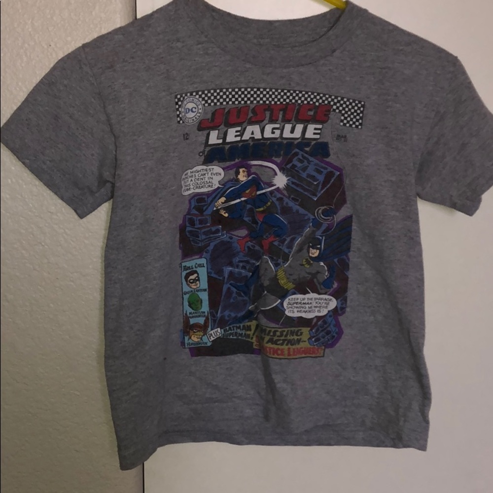 Justice league graphic tee from DC comics
